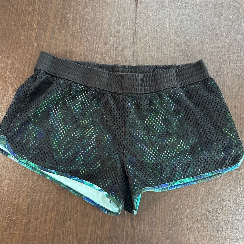 Champion Shorts Net Layer Blue & Black Sz XXL